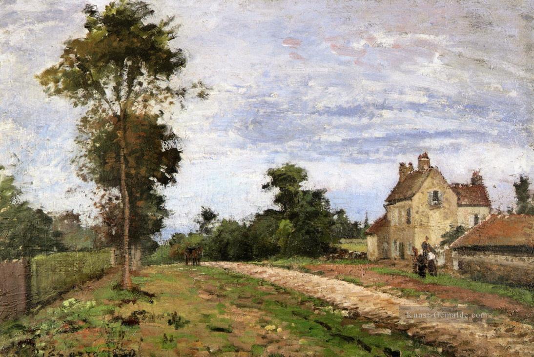 das Haus von monsieur musy louveciennes 1870 Camille Pissarro Ölgemälde